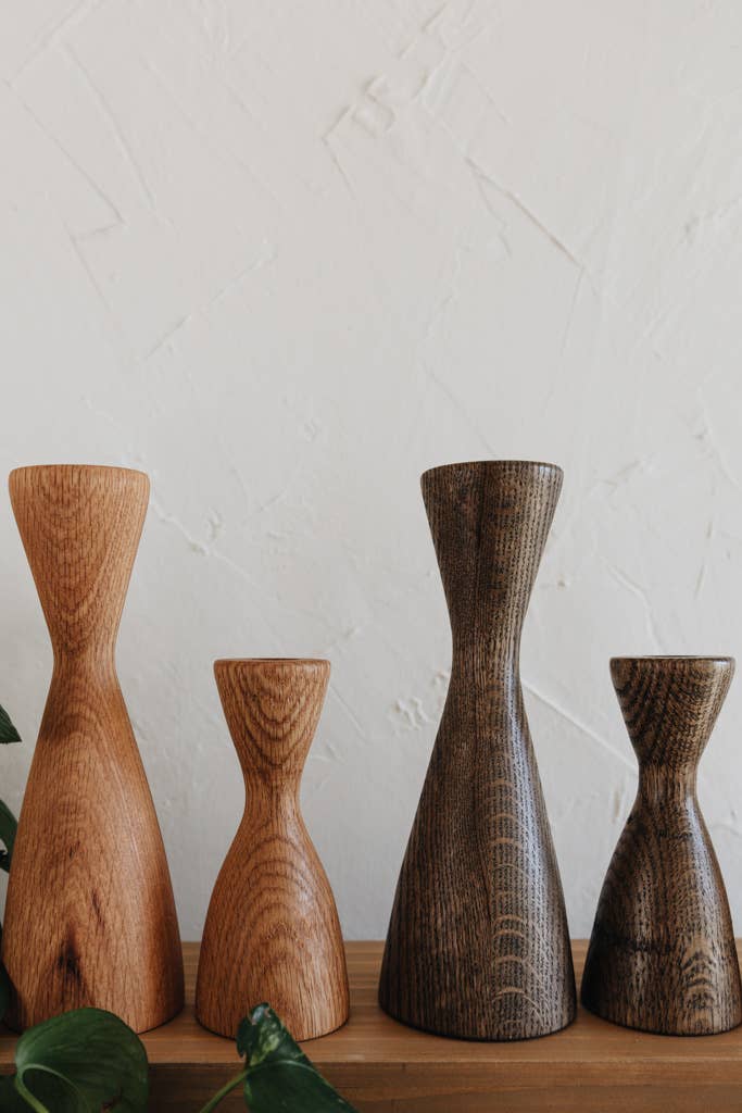 Carpenter Candle Holder - Small - Made by Survivors