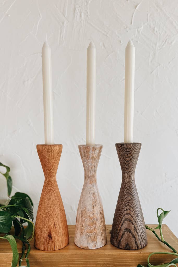 Carpenter Candle Holder - Large - Made by Survivors