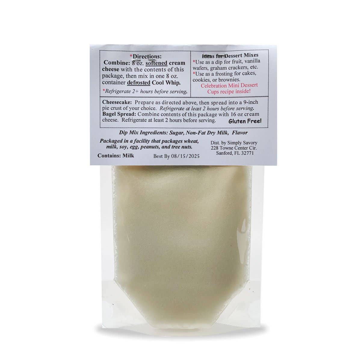 Celebration Cheesecake Dessert Mix