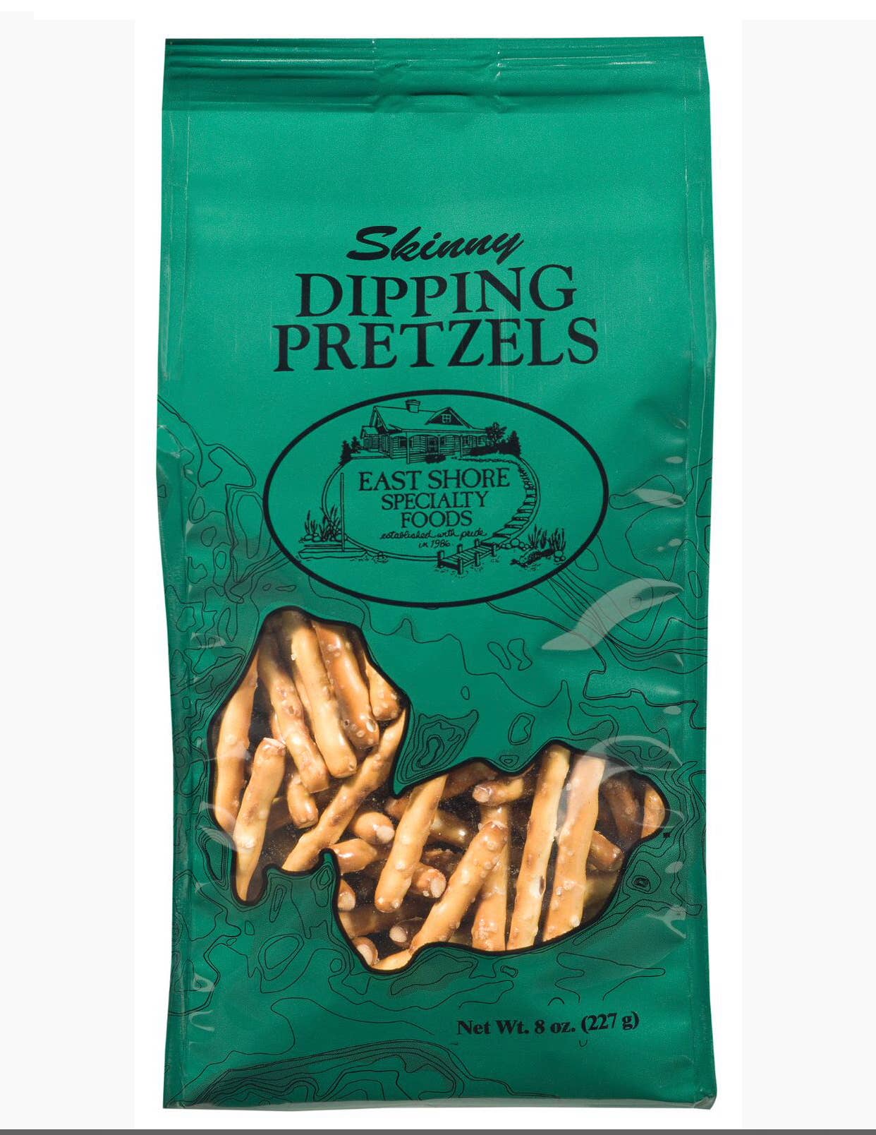 East Shore Pretzels - 8oz Bag Skinny Dipping Pretzels
