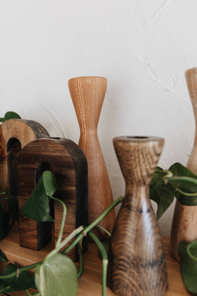 Carpenter Candle Holder - Large - Made by Survivors