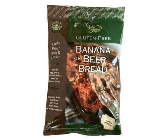 Gluten Free Beer Bread Mix and Gluten Free Banana Bread Mix