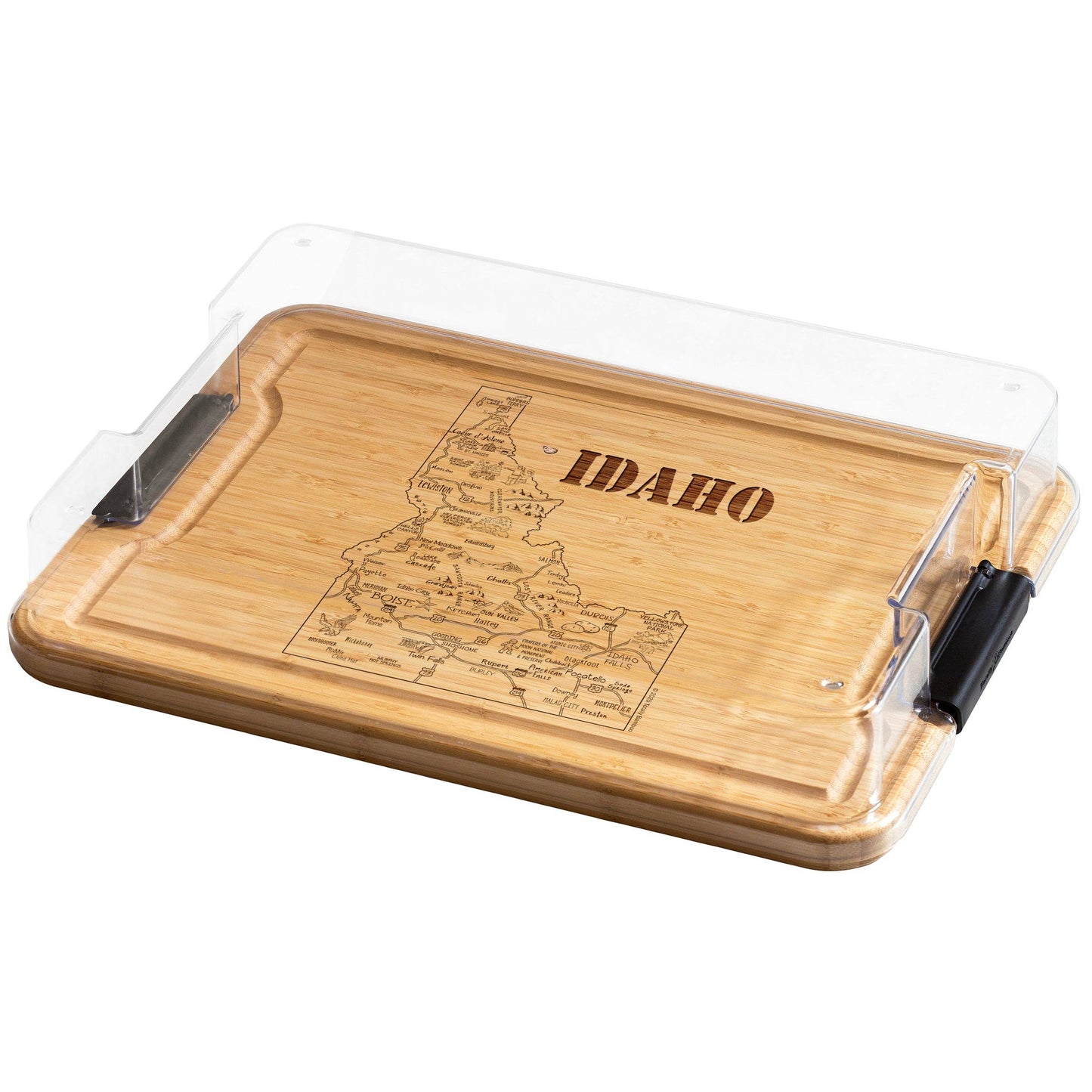 Flip, Serve & Store™ State Charcuterie Board with Lid