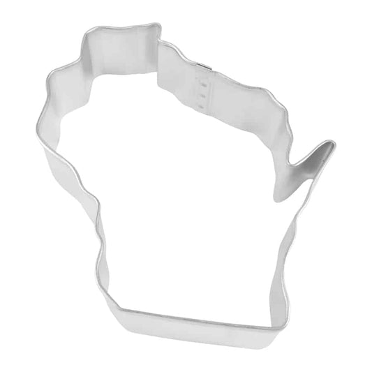 Wisconsin State Cookie Cutter (4")