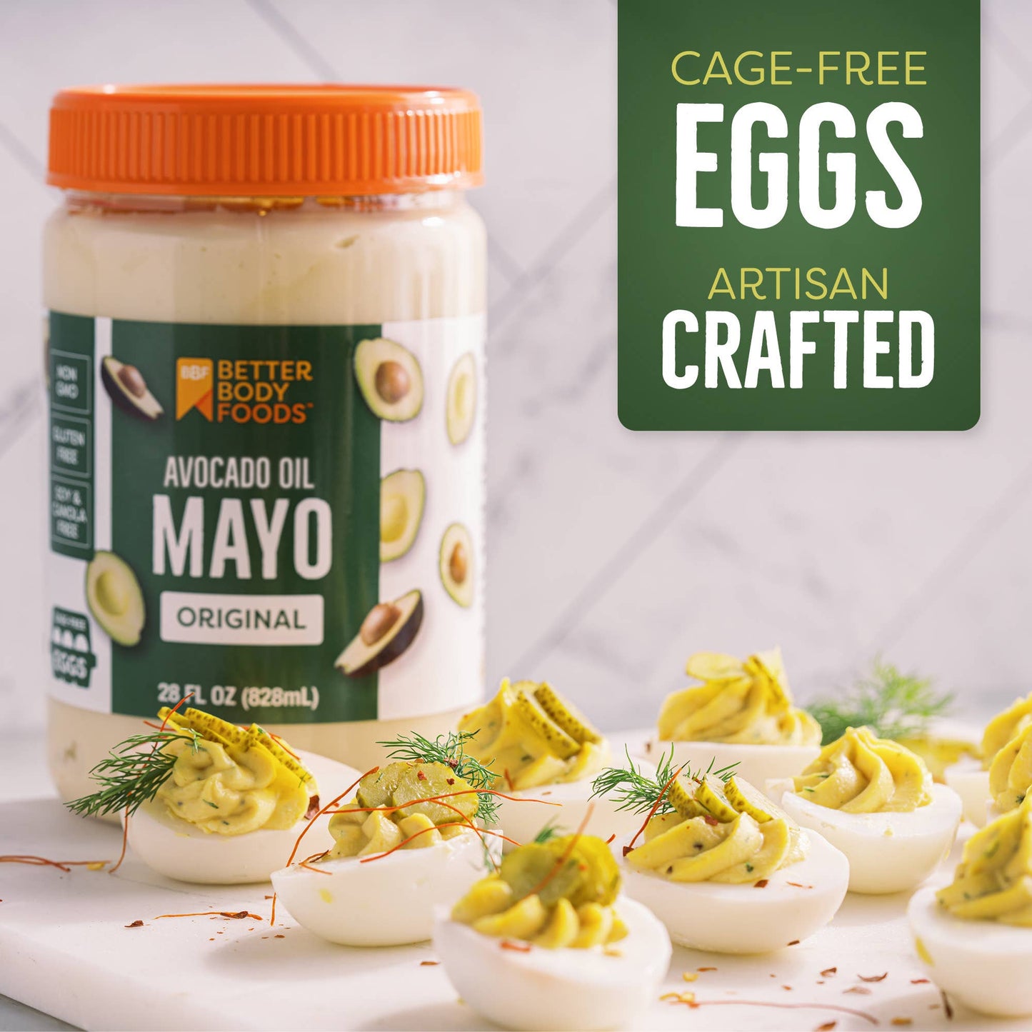 BetterBody Foods Avocado Oil Mayo Classic 28 fl oz 6-pk Box