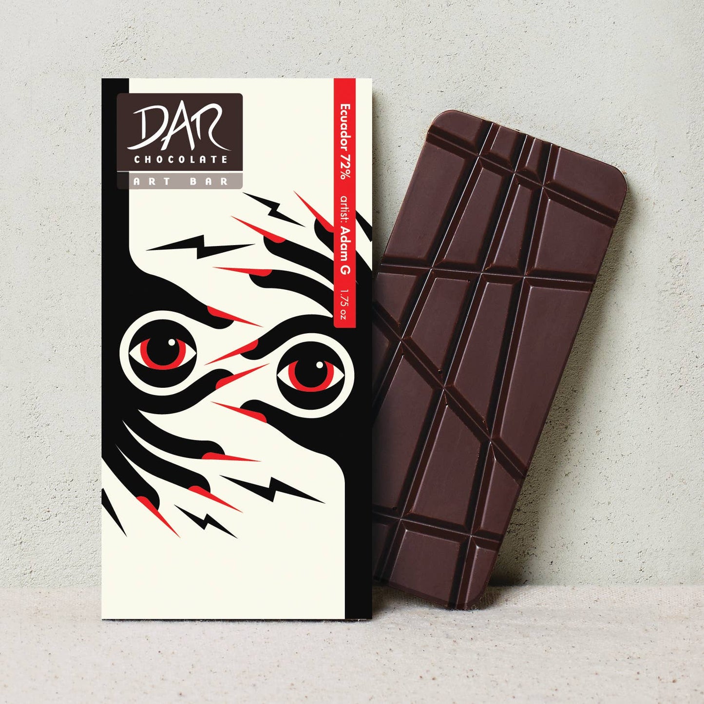 Ecuadorian Dark Chocolate Bar 72% Cacao Organic Vegan