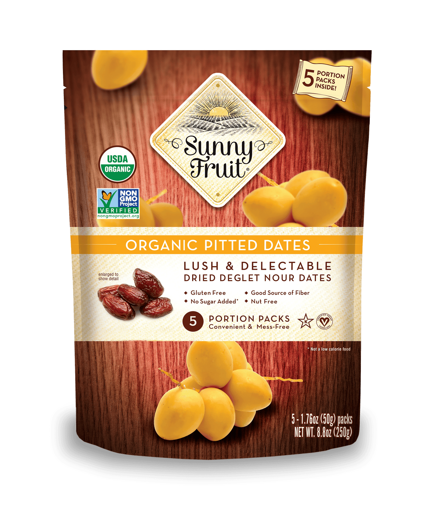 Organic Dried Pitted Dates - No Sugar Added, Sulphite-Free