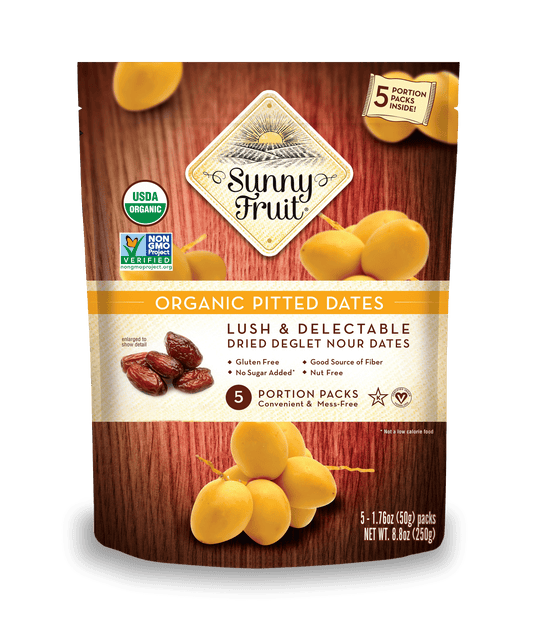 Organic Dried Pitted Dates - No Sugar Added, Sulphite-Free