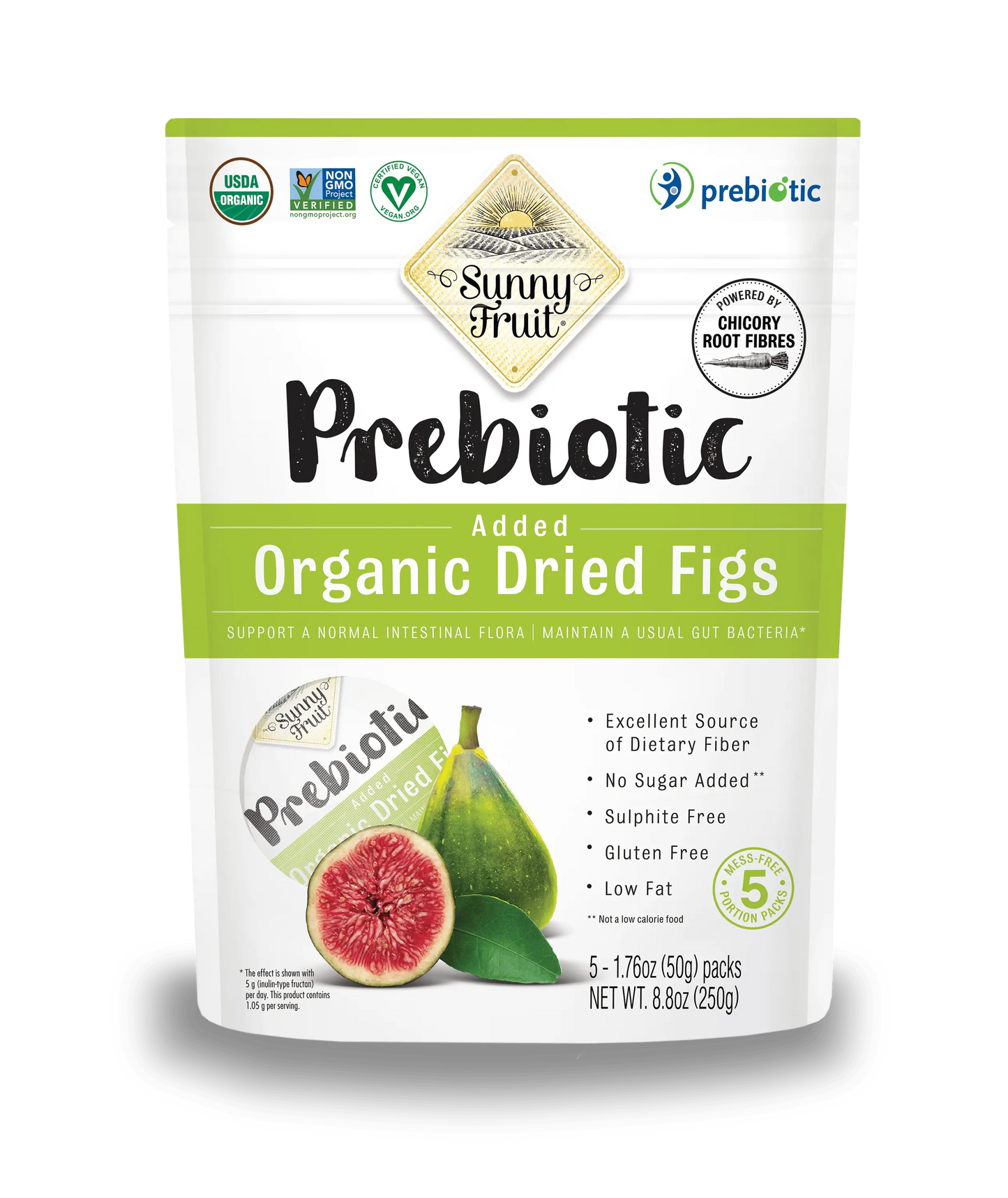 Organic Dried Figs With Added Prebiotics - No Added Sugar