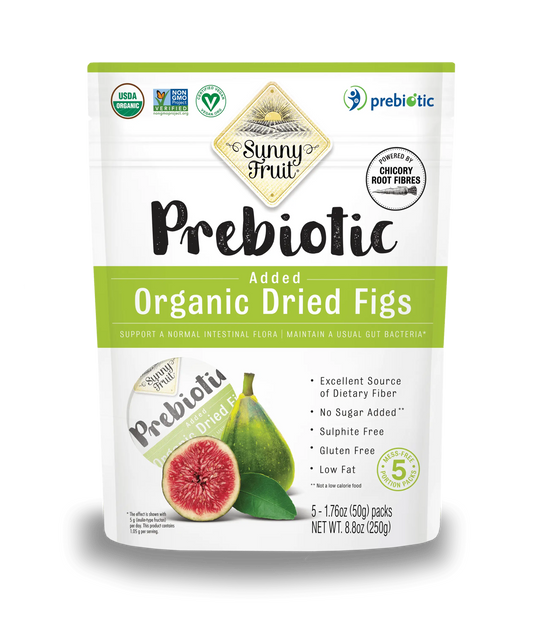 Organic Dried Figs With Added Prebiotics - No Added Sugar