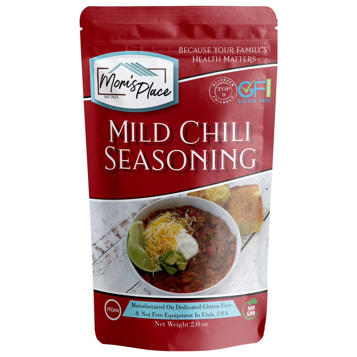Gluten-Free Mild Chili Seasoning
