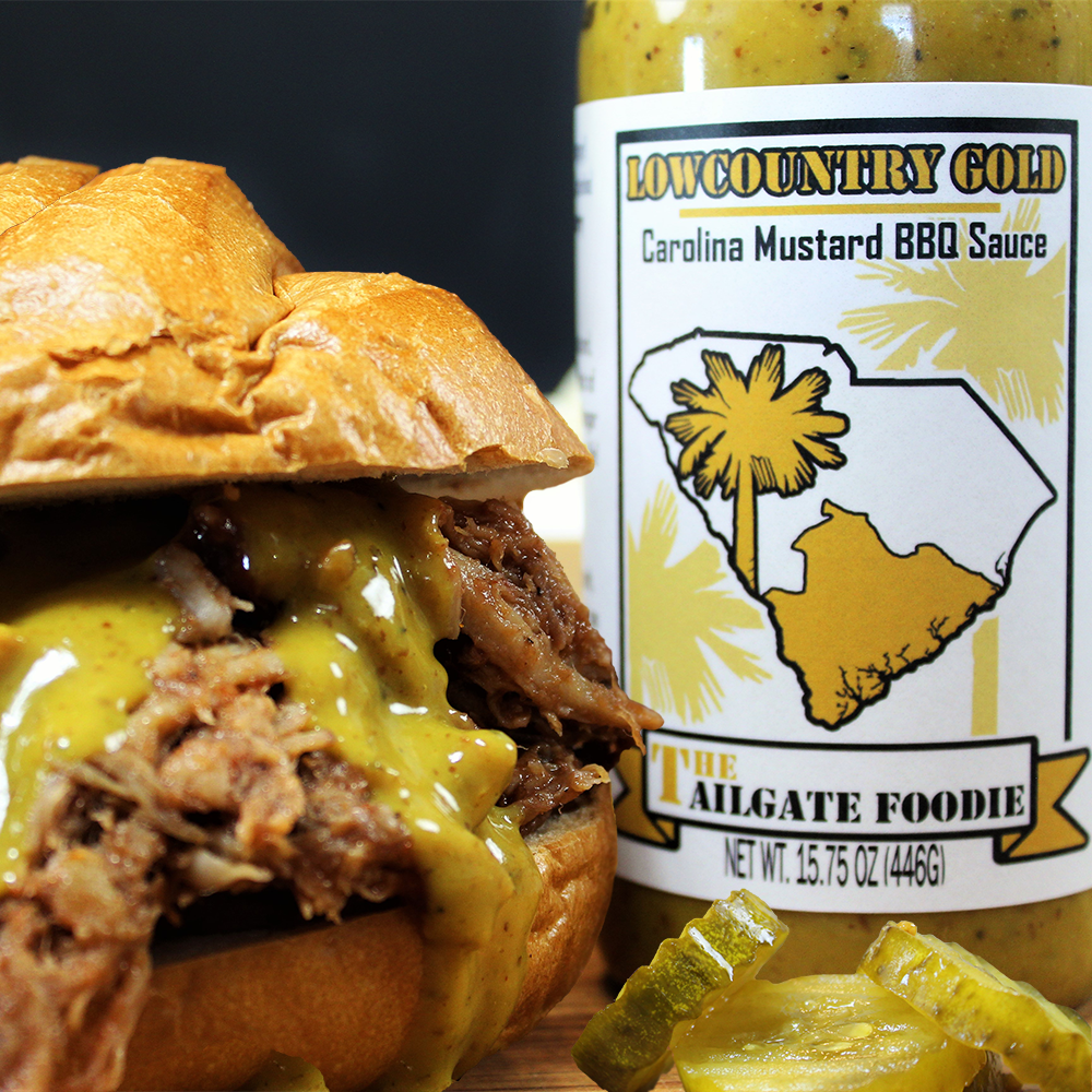 The Tailgate Foodie Lowcountry Gold | Carolina Mustard BBQ Sauce