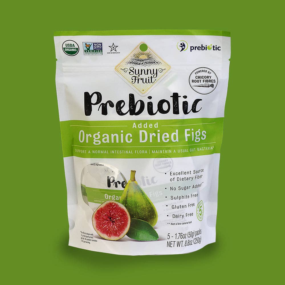 Organic Dried Figs With Added Prebiotics - No Added Sugar