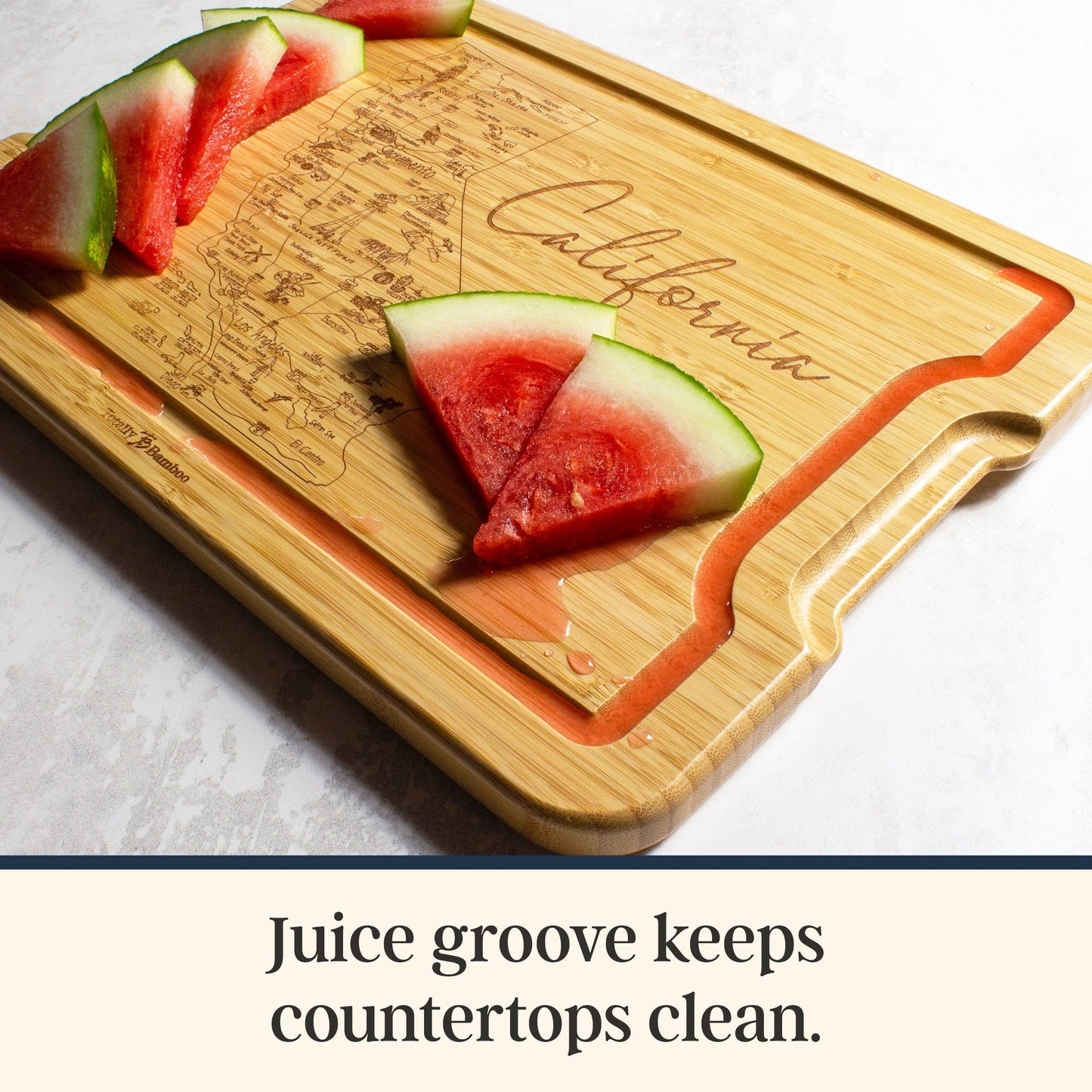 Flip, Serve & Store™ State Charcuterie Board with Lid