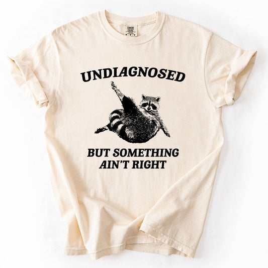 Undiagnosed, But Something Ain't Right, Raccoon Tshirt