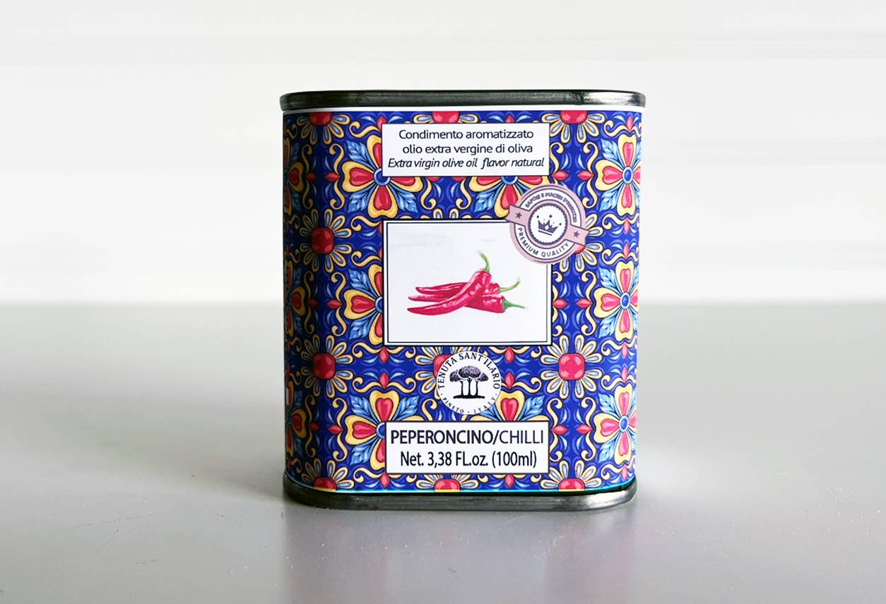 Italian Infused Extra Virgin Olive Oil in Tin - 100ml