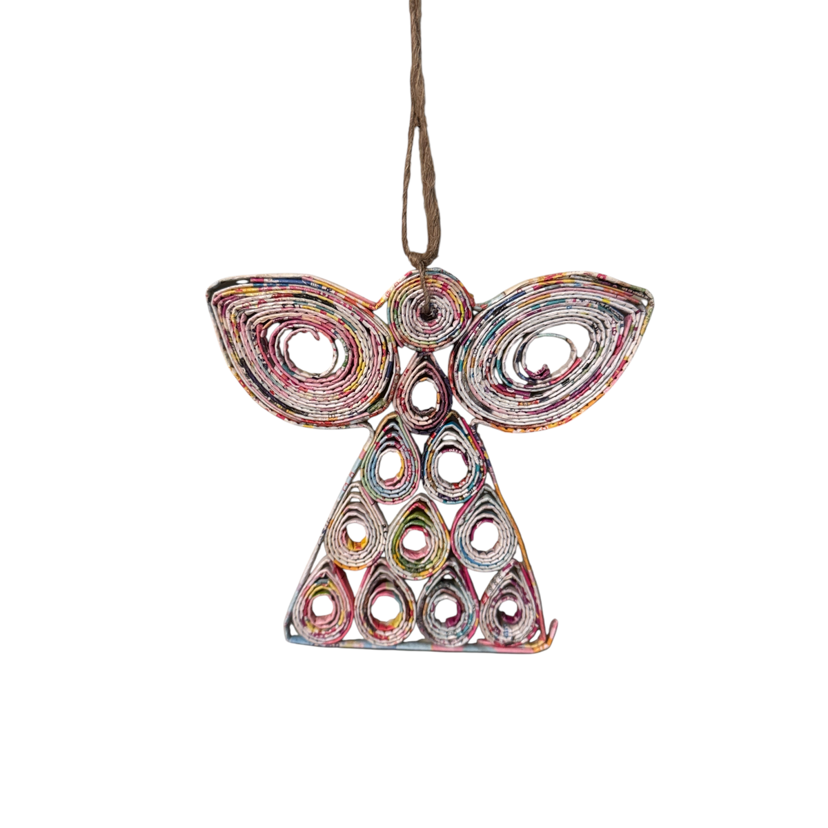 Angel Ornament - 2 Styles - Recycled Paper