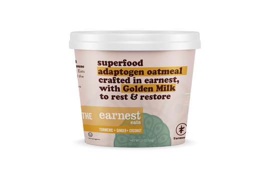 Golden Milk Superfood Adaptogen Oatmeal Cups