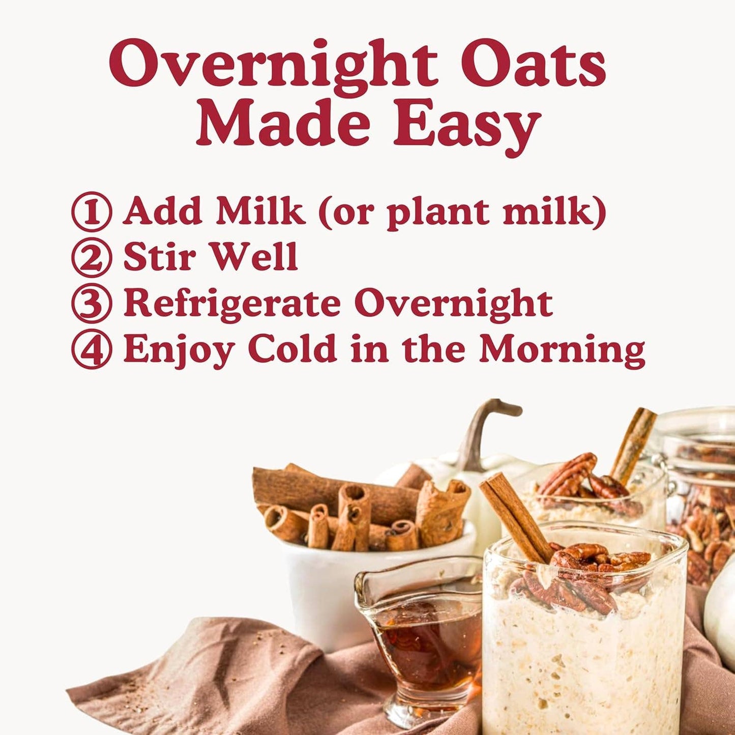 Superfood Cranberry Almond Flax Oatmeal Pantry Bag