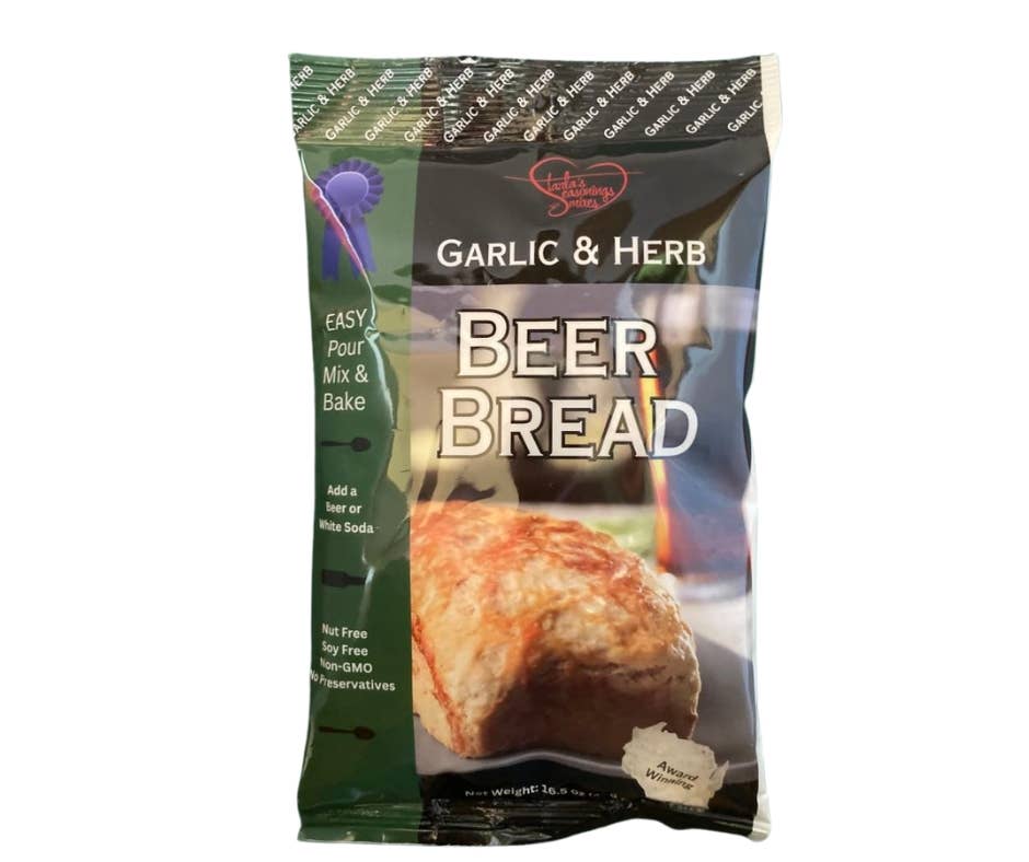 Garlic & Herb Beer Bread Mix and Garlic and Herb Muffin Mix