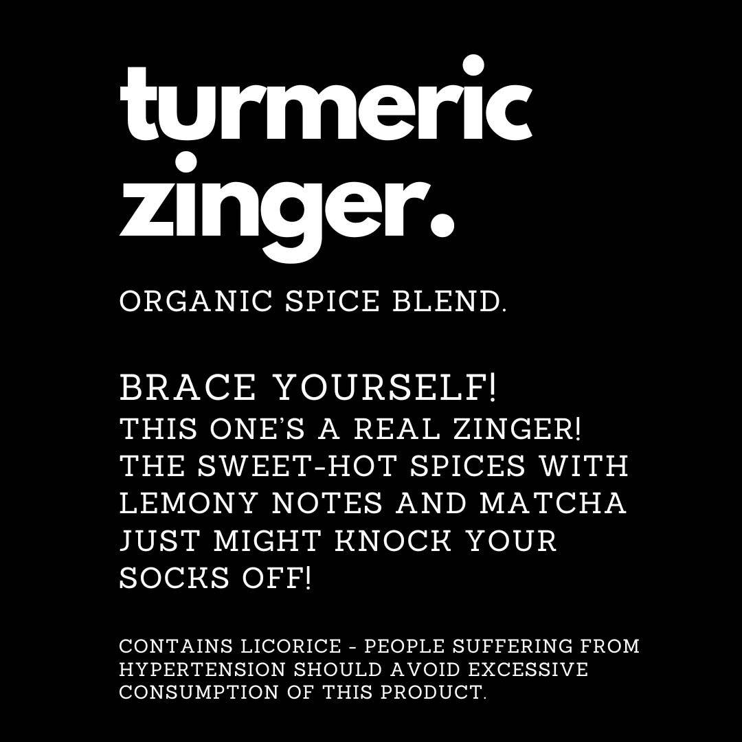Turmeric Zinger, Organic Herbal Tea Blend, Loose Leaf