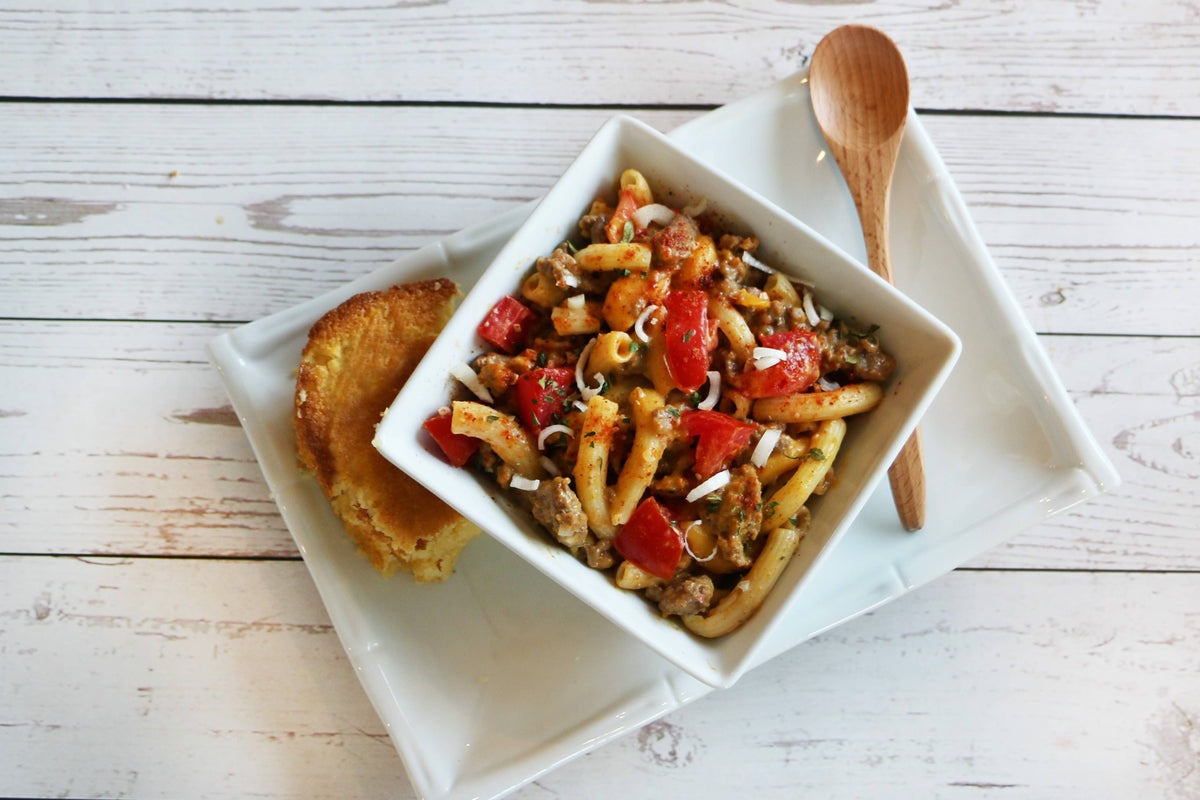 Gluten-Free Chili Macaroni Skillet Meal