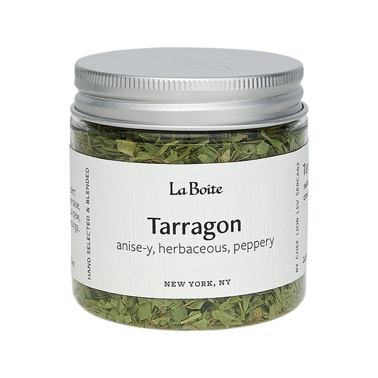 Tarragon - anise-y, herbaceous, peppery spice