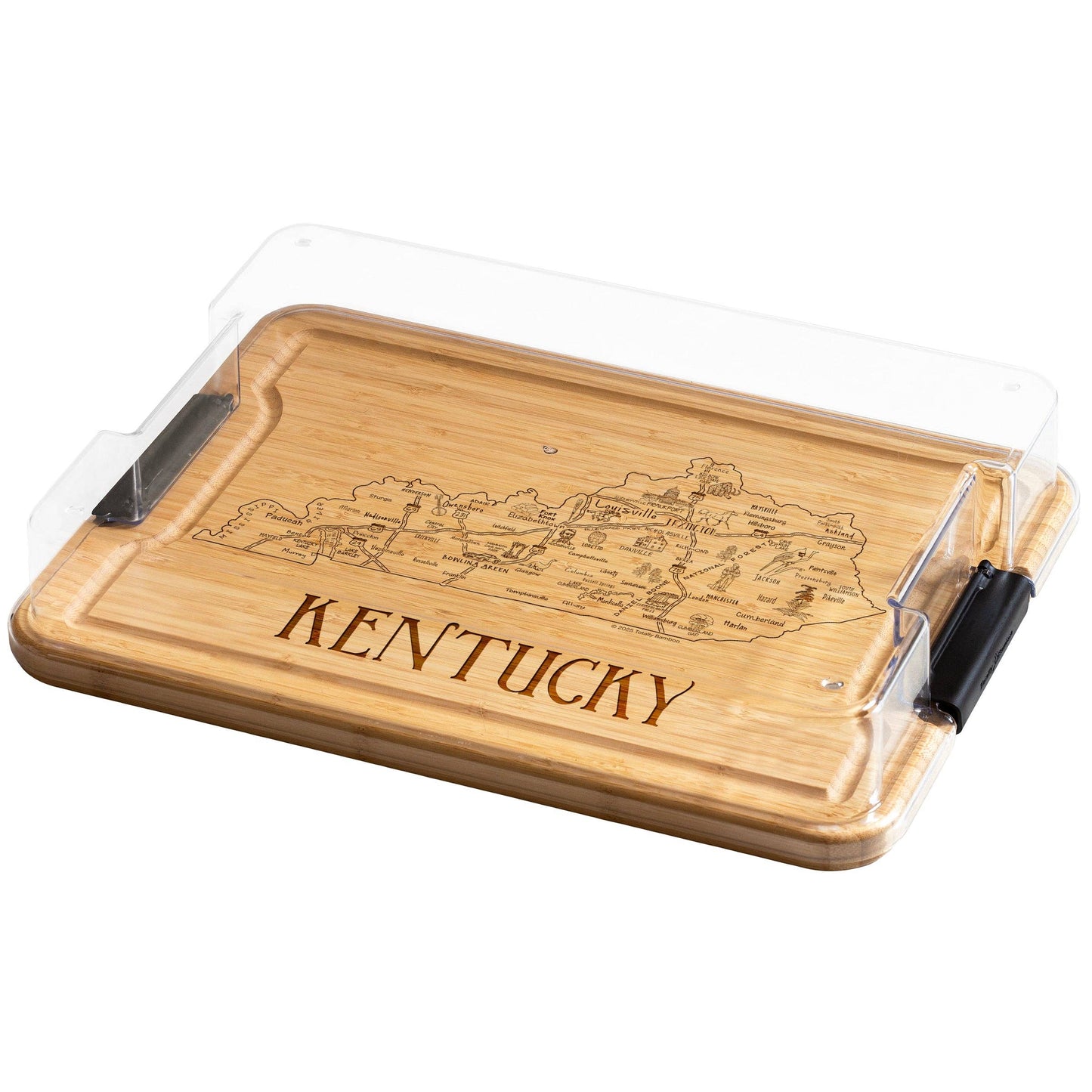 Flip, Serve & Store™ State Charcuterie Board with Lid