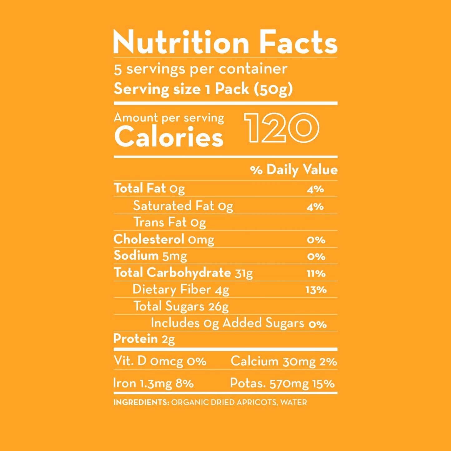 Organic Dried Apricots - No Sugar Added, Sulphite Free Snack