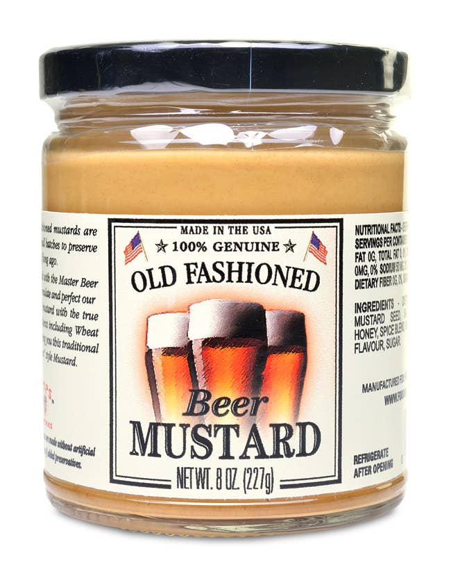 Shemps Old Fashioned Beer Mustard - 8 oz