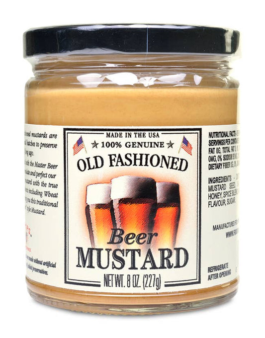 Shemps Old Fashioned Beer Mustard - 8 oz