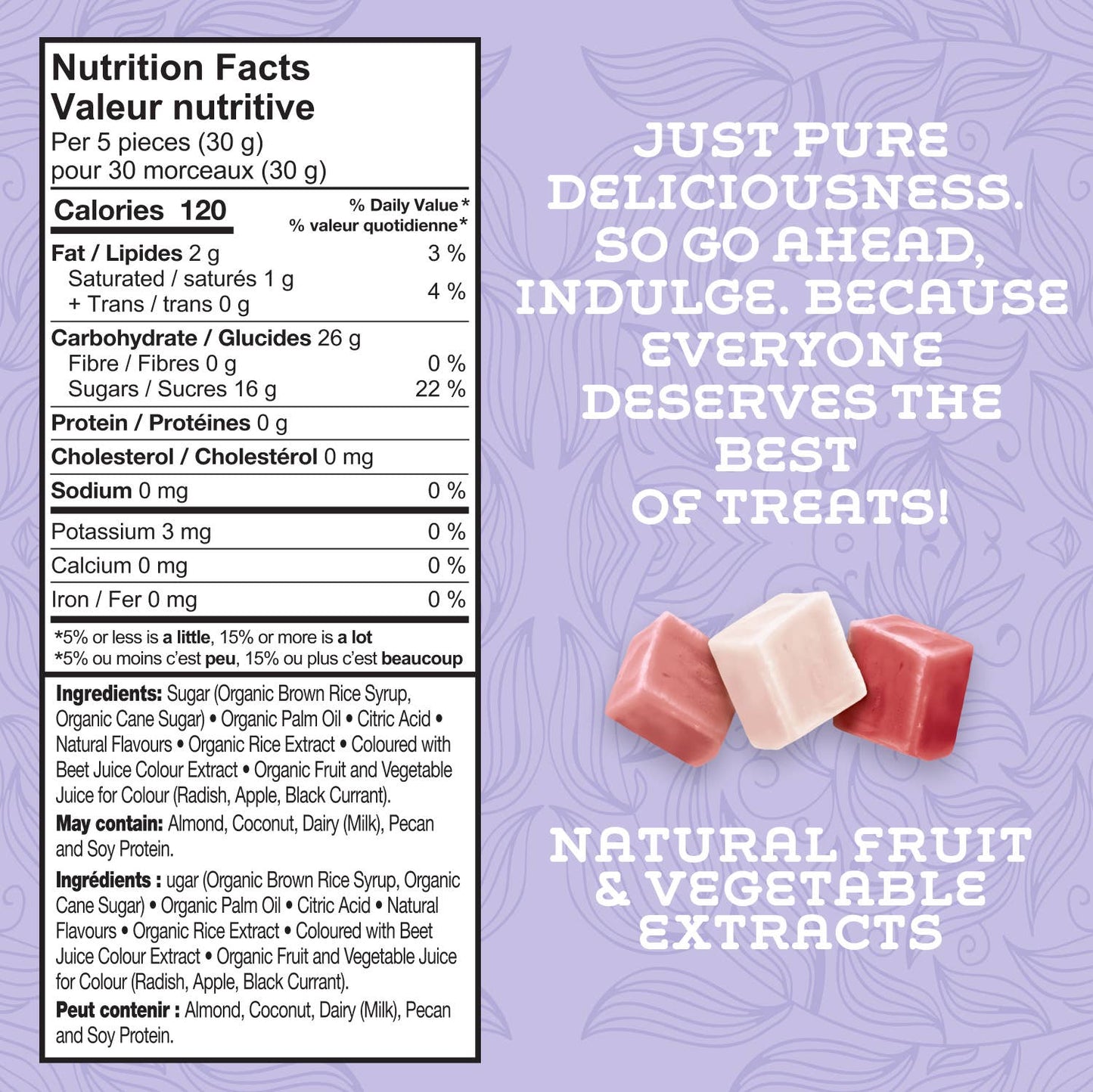 Organic Sour Chewy Candies -  Easter Candy, Gluten Free