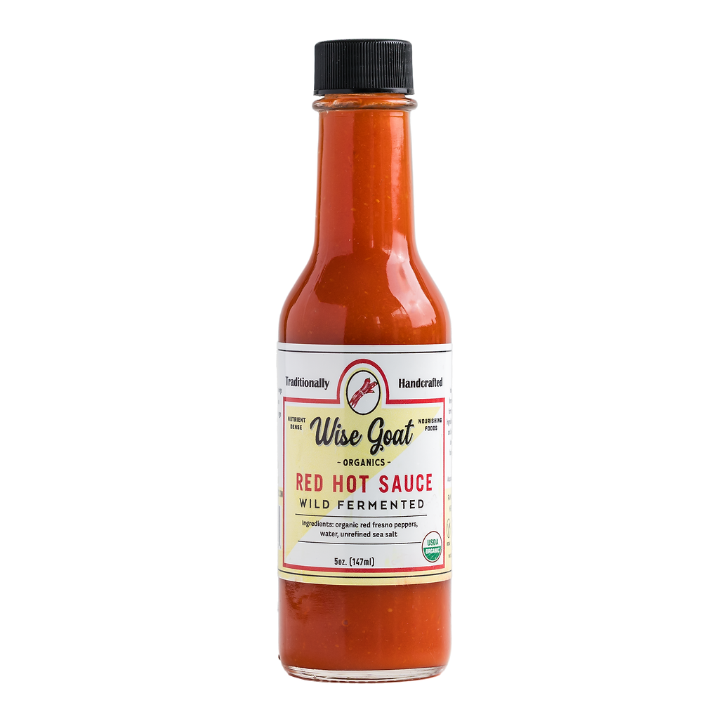 Wise Goat Red Hot Sauce | Seasonal Fermented Pepper Sauce