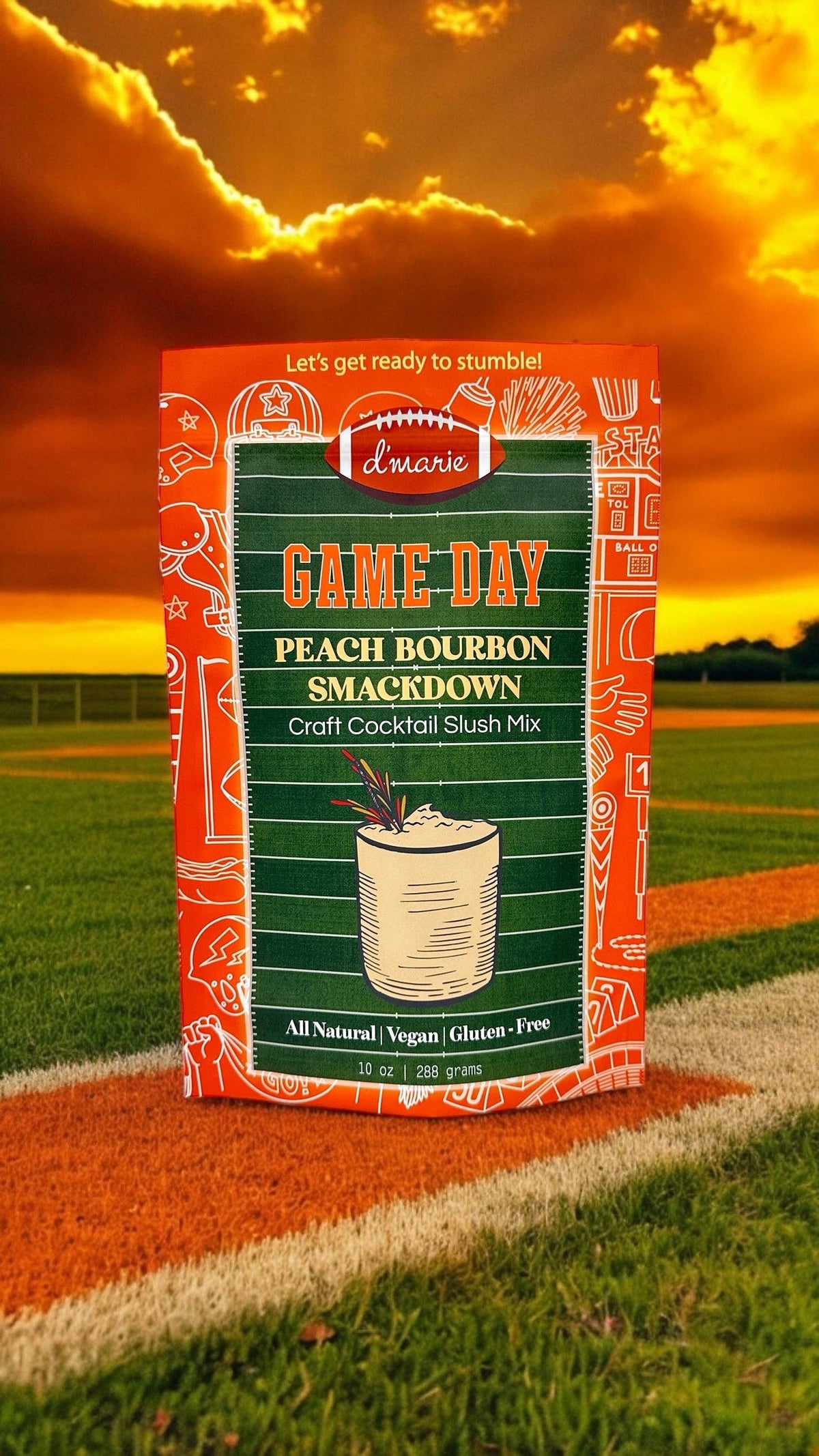 Peach Bourbon Smackdown Slush Mix | Ready to Freeze
