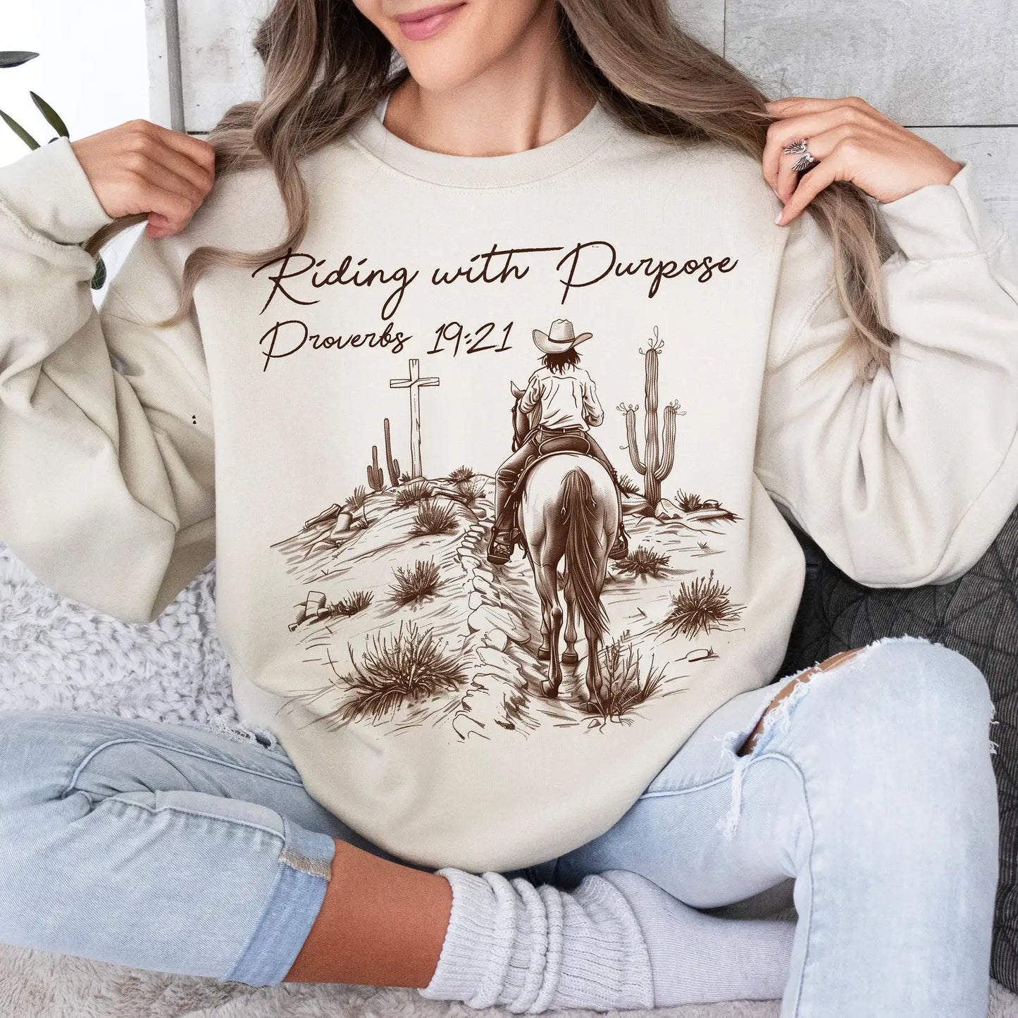 Riding With Purpose Western Tees -Sweatshirts & Tees 