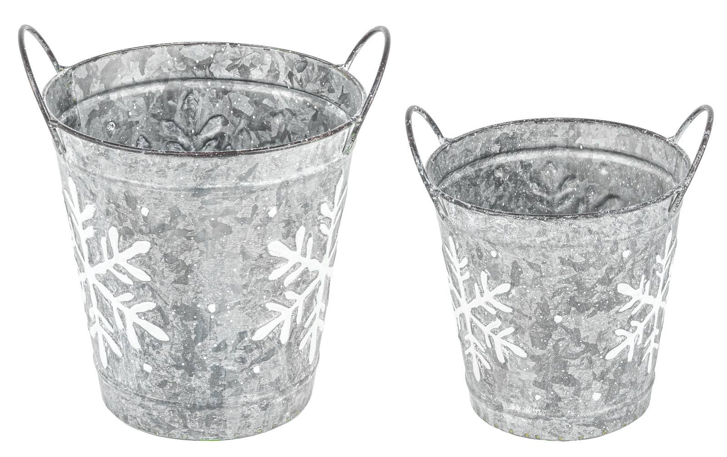Snowflake Christmas Planter