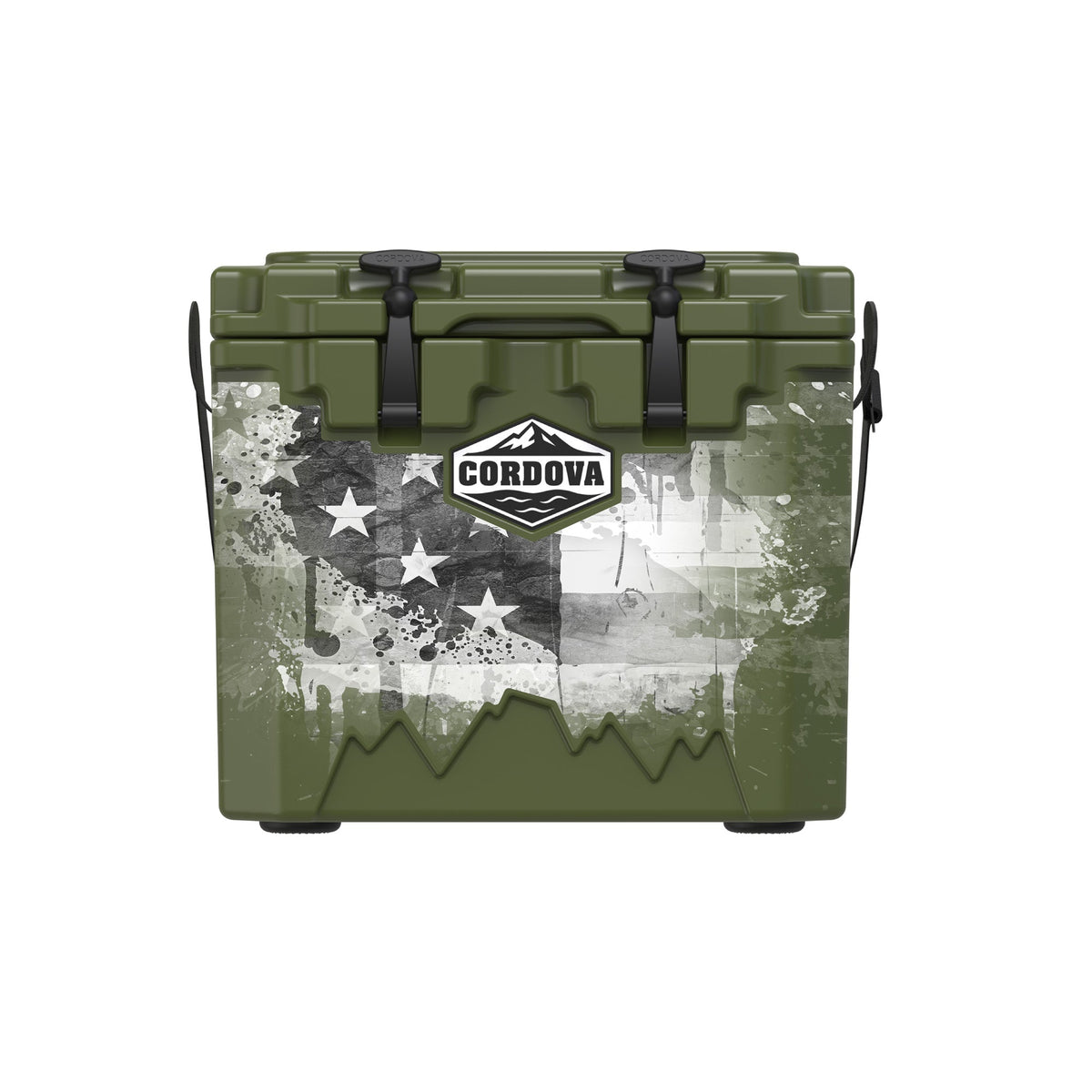 American Flag Hard Cooler