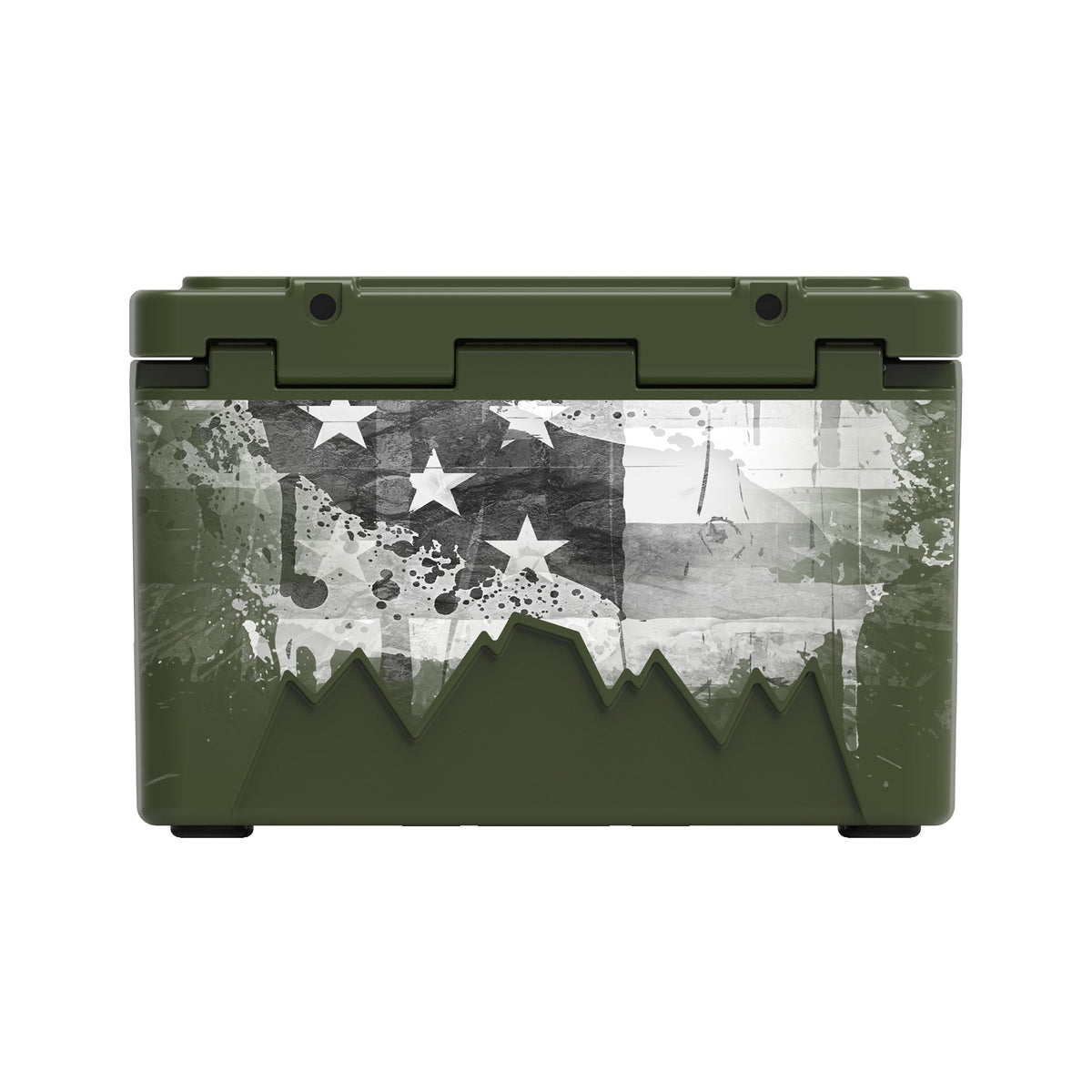 American Flag Hard Cooler