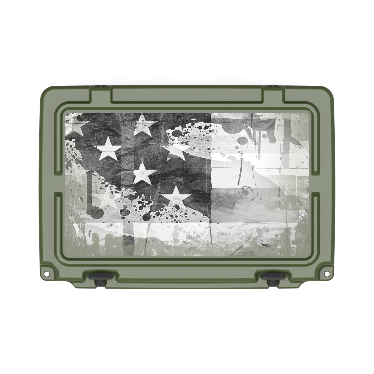 American Flag Hard Cooler