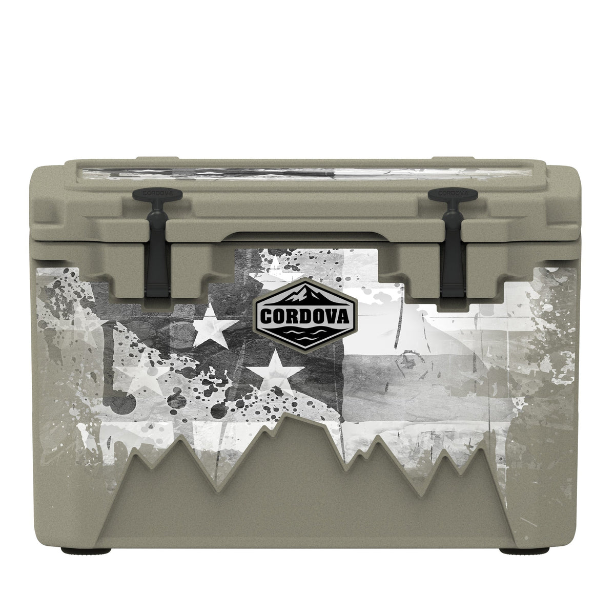 American Flag Hard Cooler