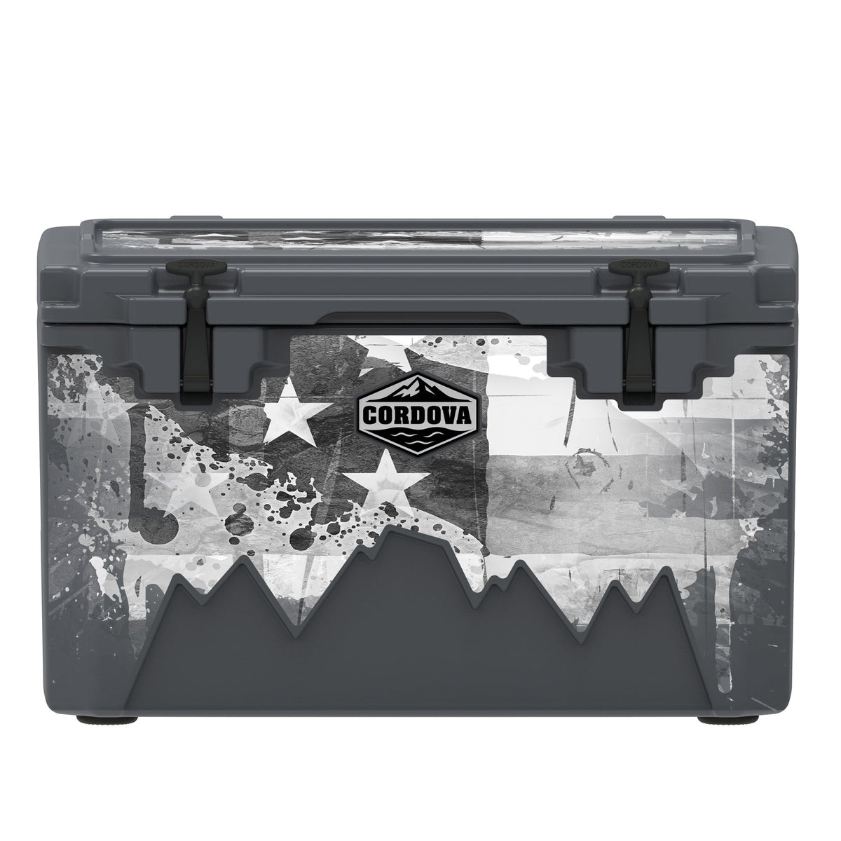 American Flag Hard Cooler