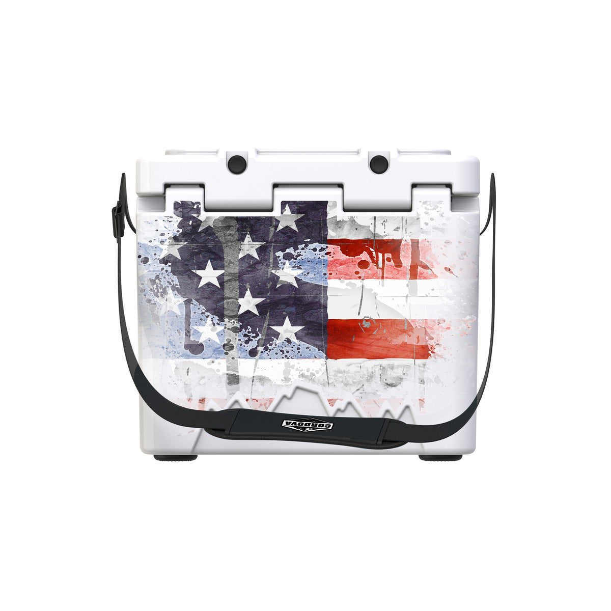 American Flag Hard Cooler