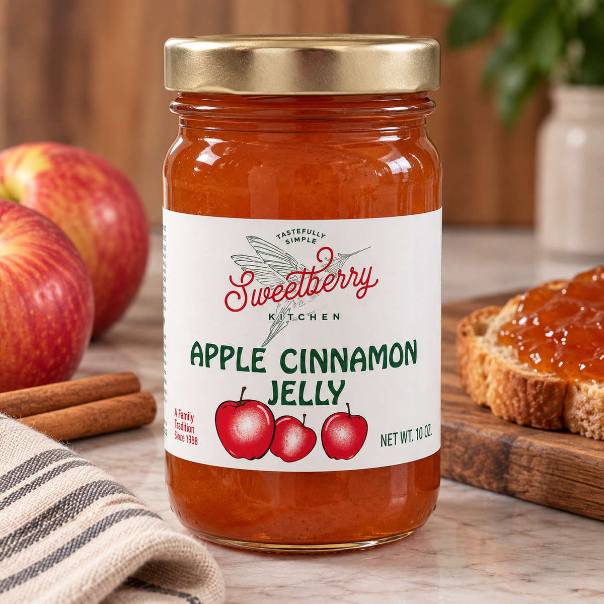 Sweetberry Apple Cinnamon Jelly