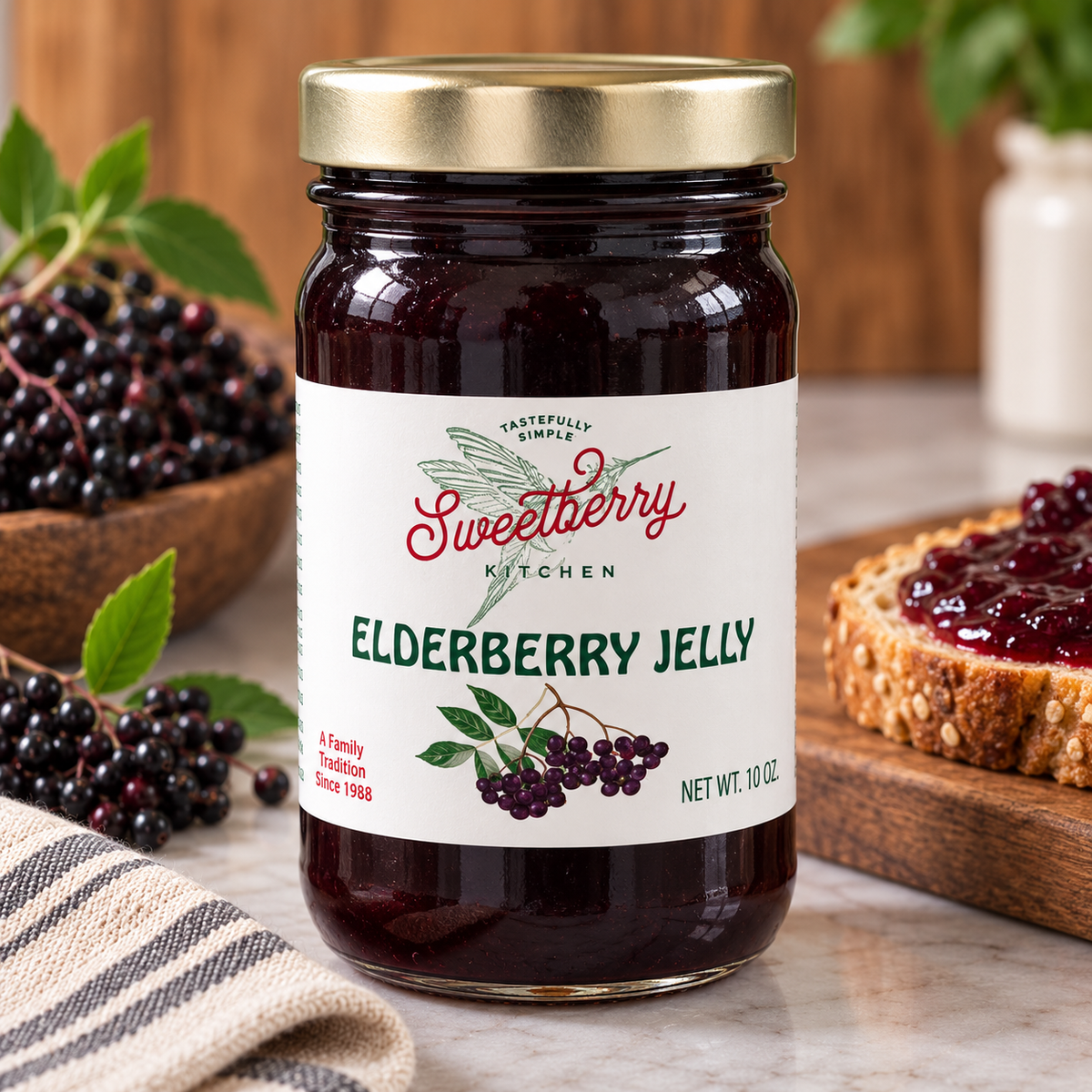 Sweetberry Elderberry Jelly