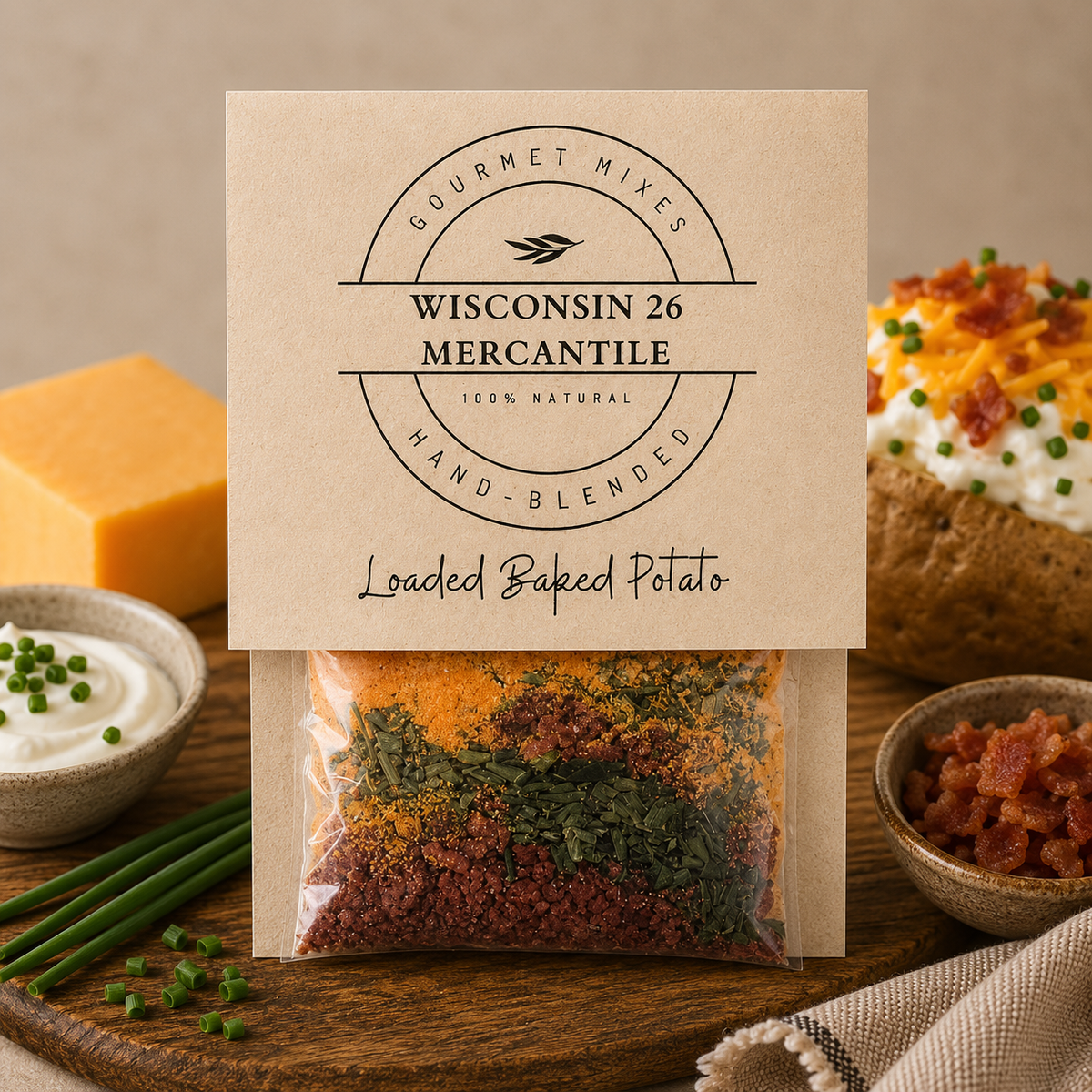 Loaded Baked Potato Dip Mix & Cheese Ball Spices