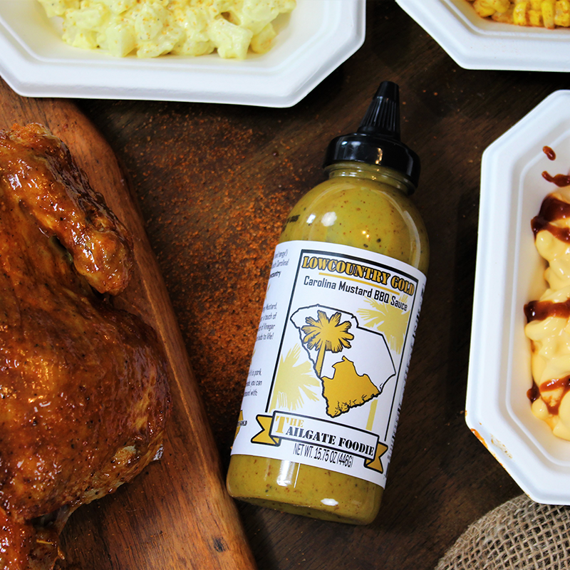 The Tailgate Foodie Lowcountry Gold | Carolina Mustard BBQ Sauce