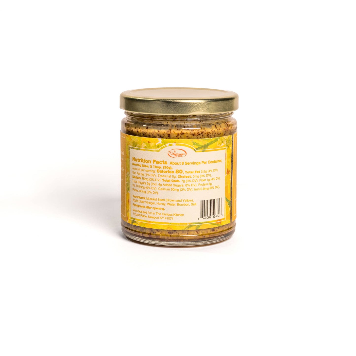 Bourbon Honey Mustard 9 oz | Small Batch Gourmet Mustard