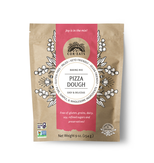 Pizza Dough Mix:  gluten free, grain free, dairy free
