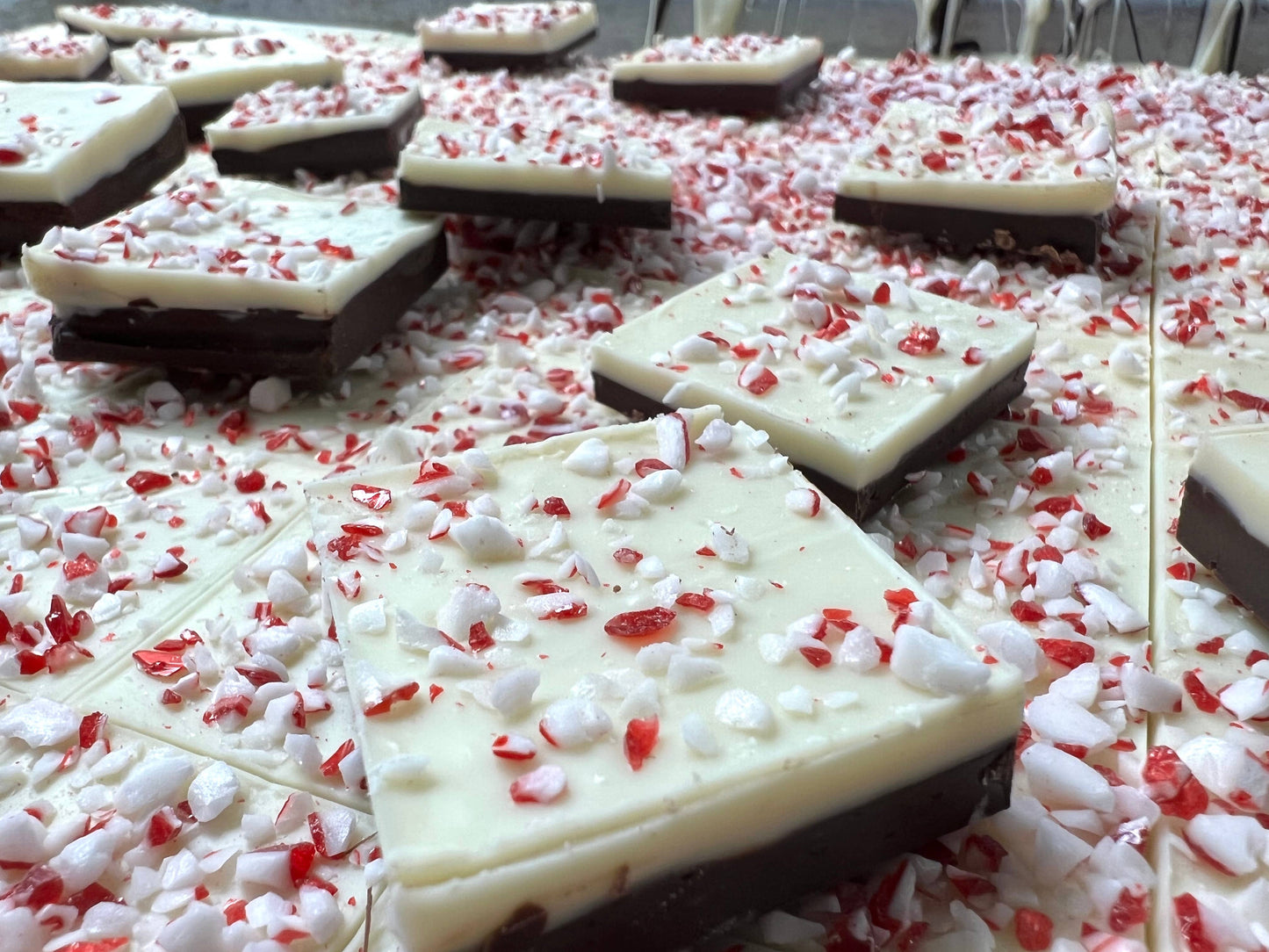 Gourmet Peppermint Bark Layered Peppermint Snack Pack 1/4LB