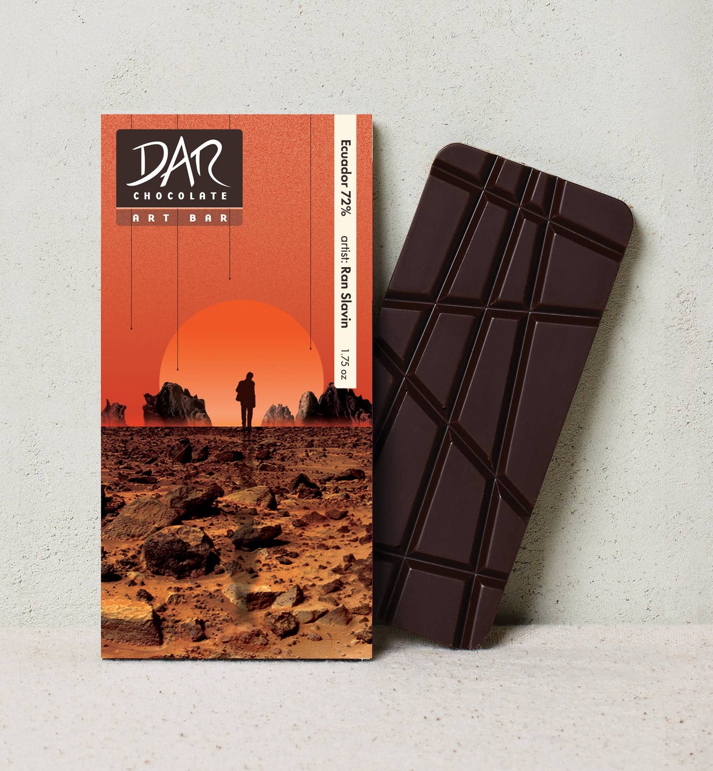Ecuadorian Dark Chocolate Bar 72% Cacao Organic Vegan